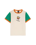 Brain Dead x Hysteric Mini Kids Ribbed Ringer T-shirt - Natural 1