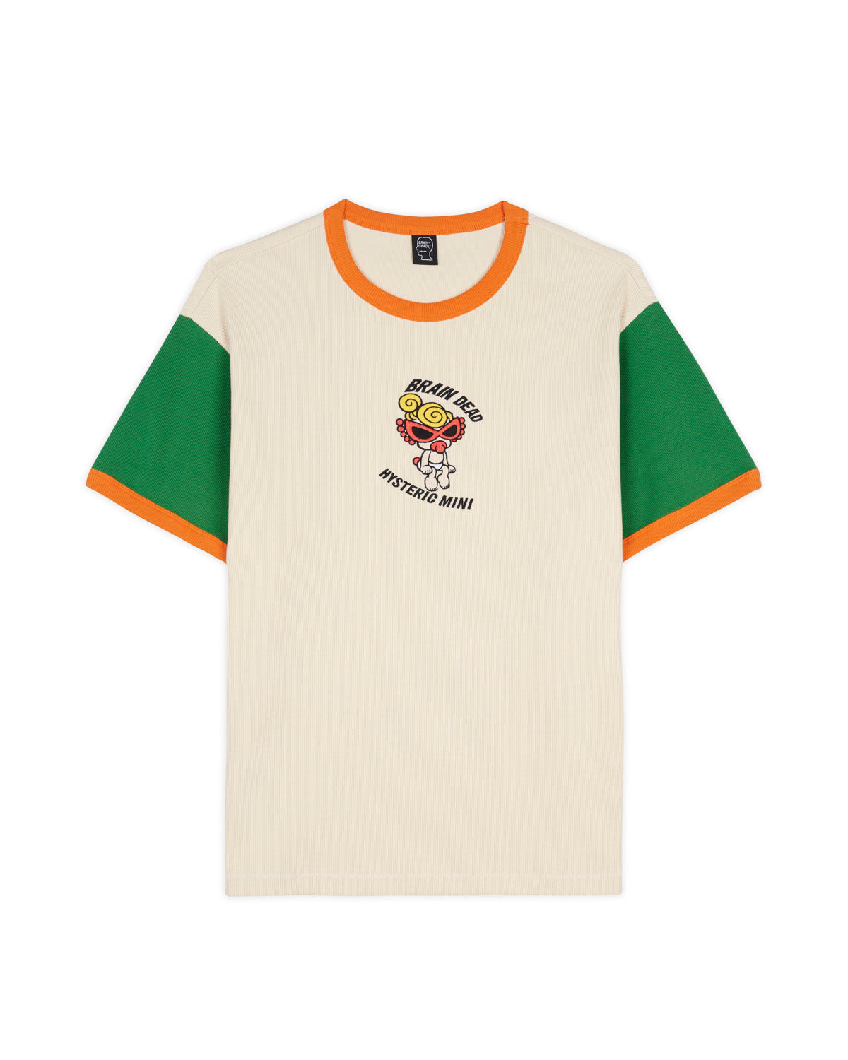 Brain Dead x Hysteric Mini Ribbed Ringer T-shirt - Natural