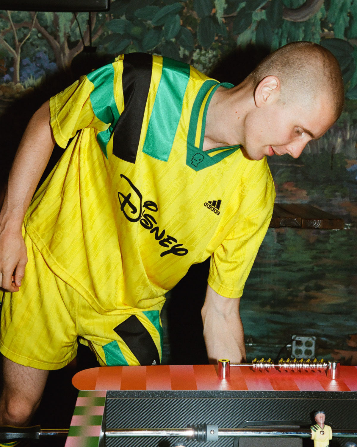 Brain Dead x Disney x Adidas Jacquard Soccer Jersey - Yellow 4