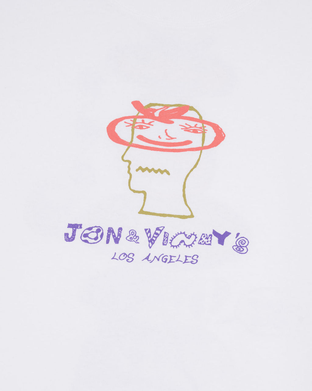 Brain Dead x Jon & Vinny's T-shirt - White 3