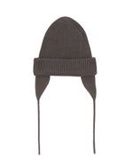 Knitted Ear Flap Beanie - Black 3