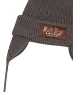 Knitted Ear Flap Beanie - Black 5