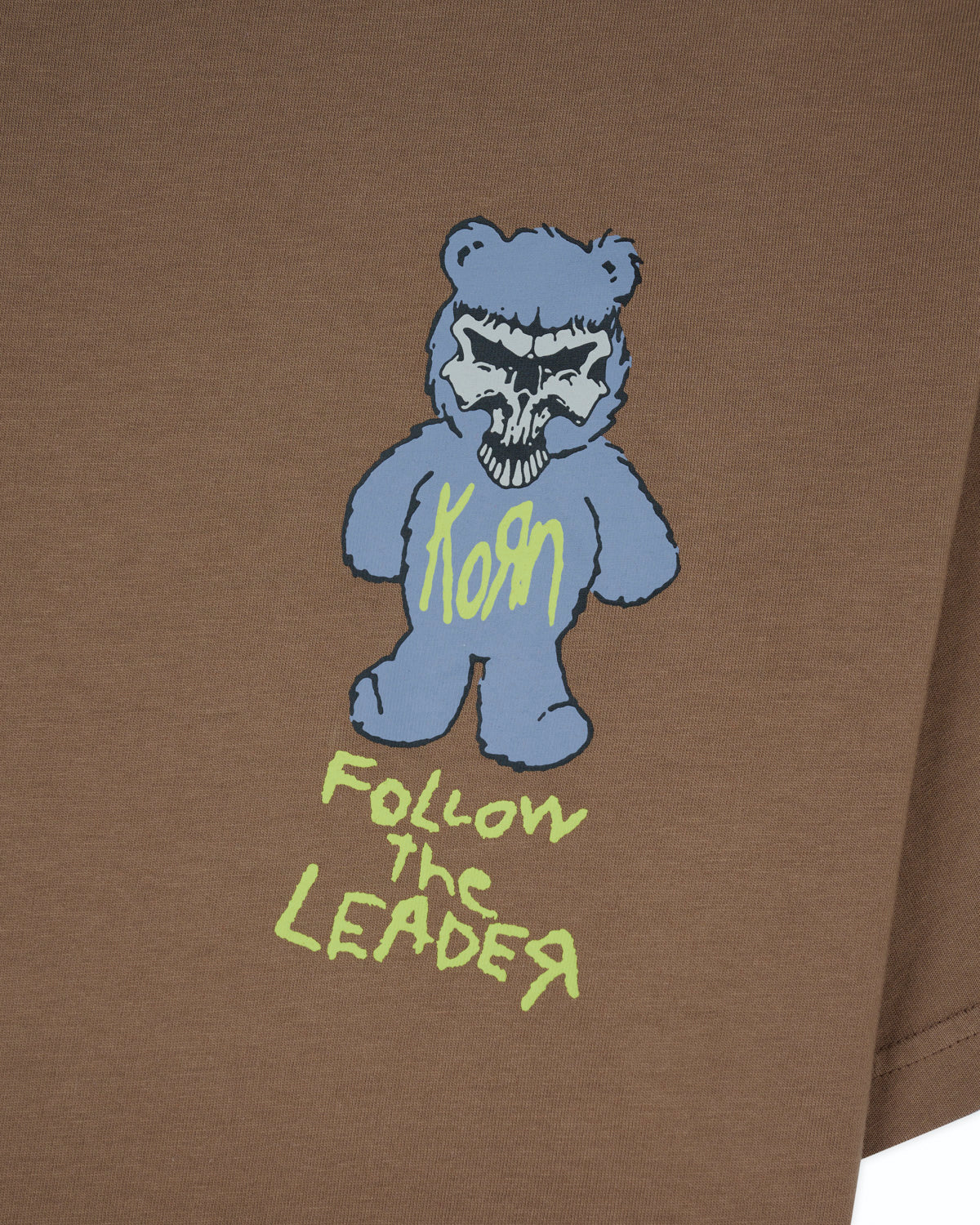Brain Dead x Korn Follow The Leader T-shirt - Mocha 3