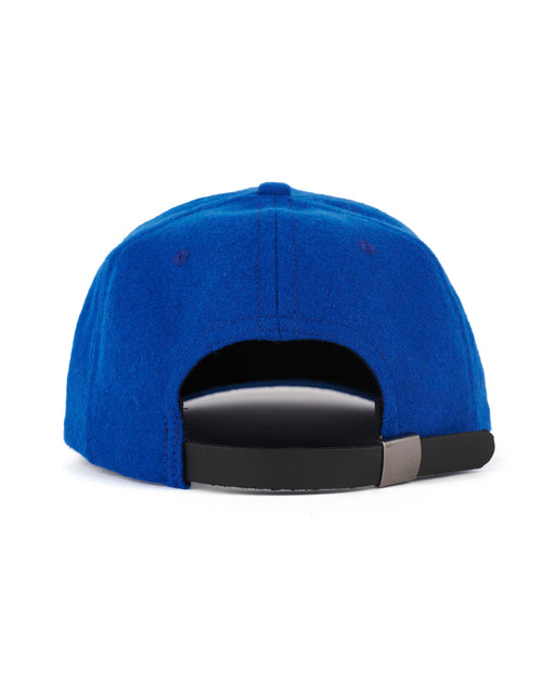 Wool Flannel LA Logo Head 6 Panel Hat - Blue 2