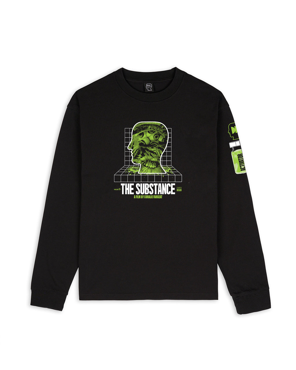 Brain Dead x MUBI The Substance Long Sleeve Shirt - Black