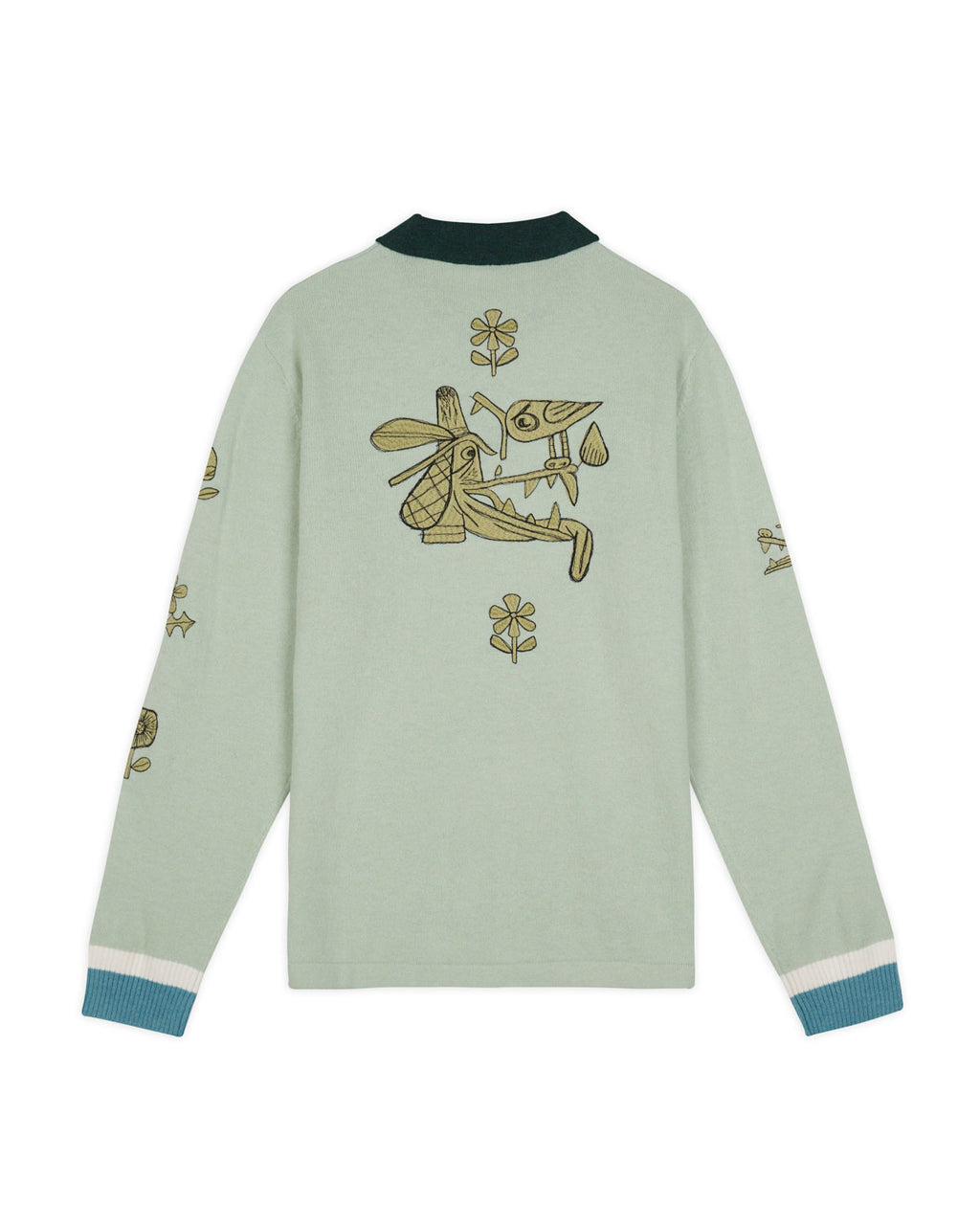 Lex Half Zip Sweater - Mint 2