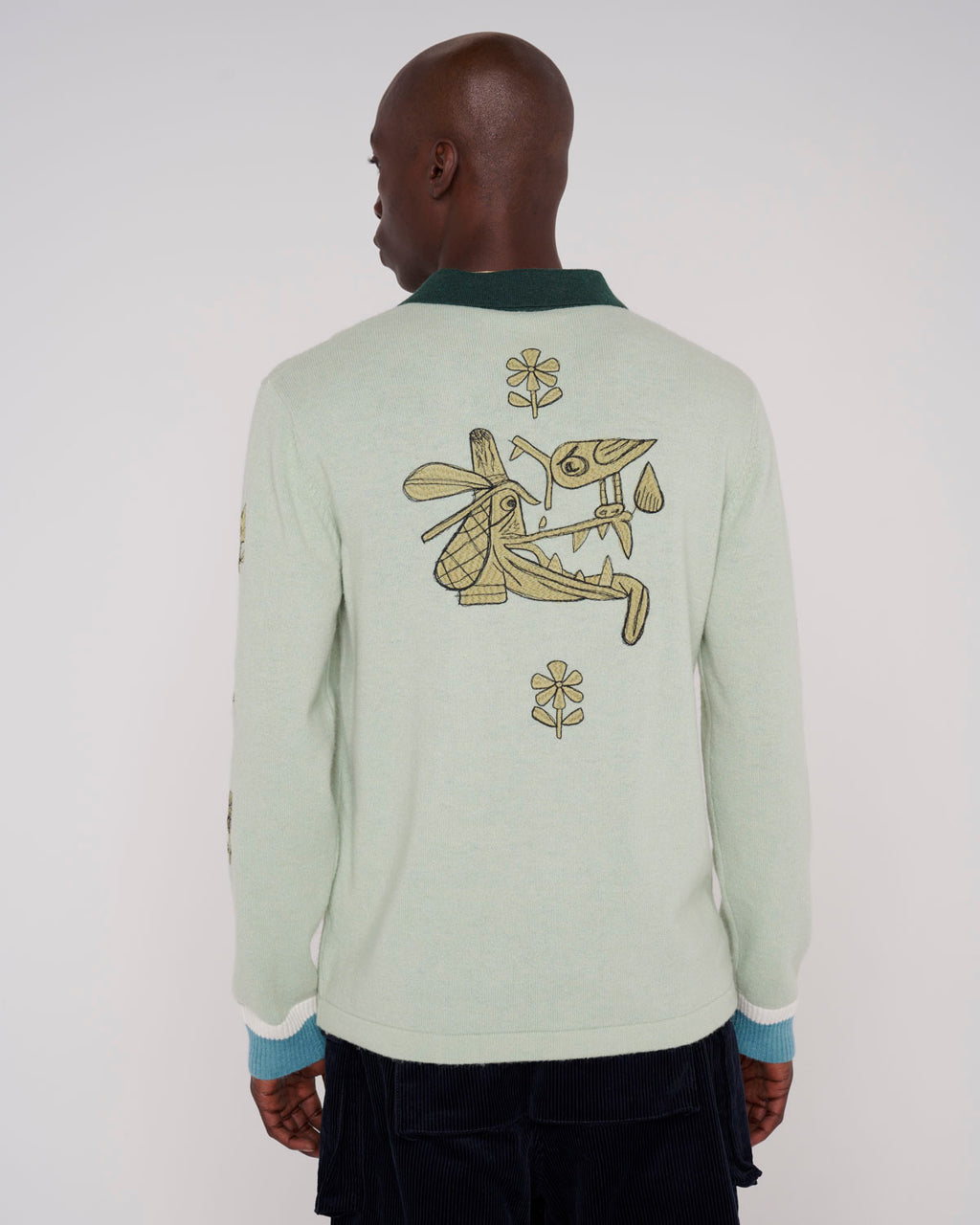 Lex Half Zip Sweater - Mint 5