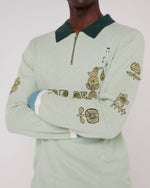 Lex Half Zip Sweater - Mint 6