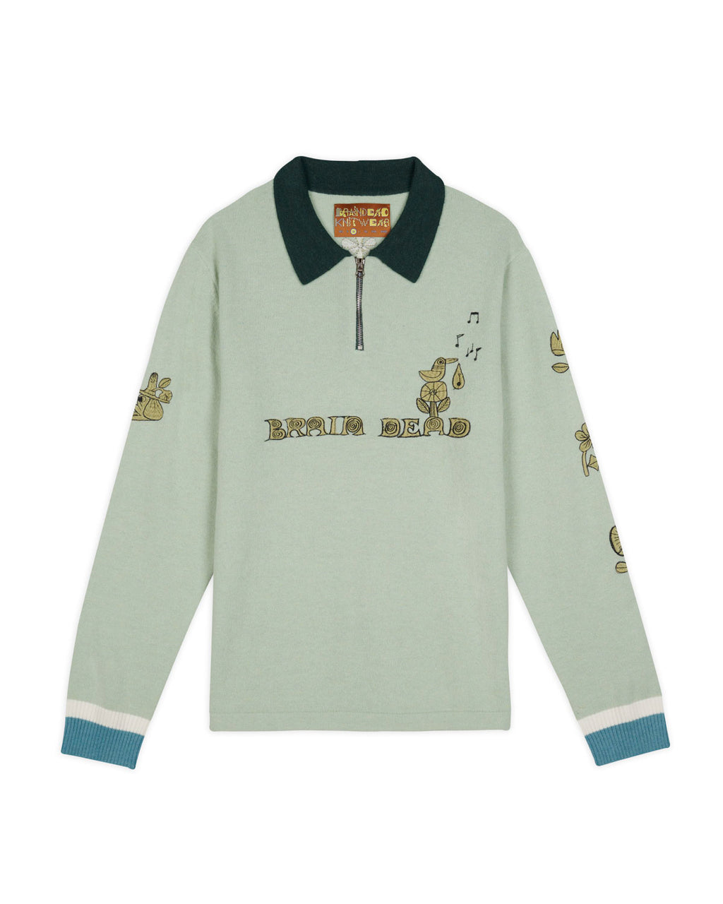 Lex Half Zip Sweater - Mint