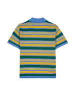 Lifted Stripe Half Zip Shirt - Yellow Multi 2