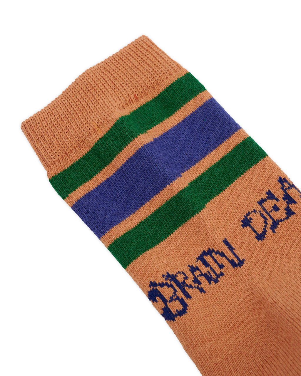 Logo Striped Quarter Sock - Orange 3