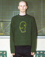 Logohead Alpaca Crewneck Sweater - Forest Green 4