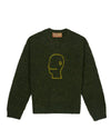 Logohead Alpaca Crewneck Sweater - Forest Green