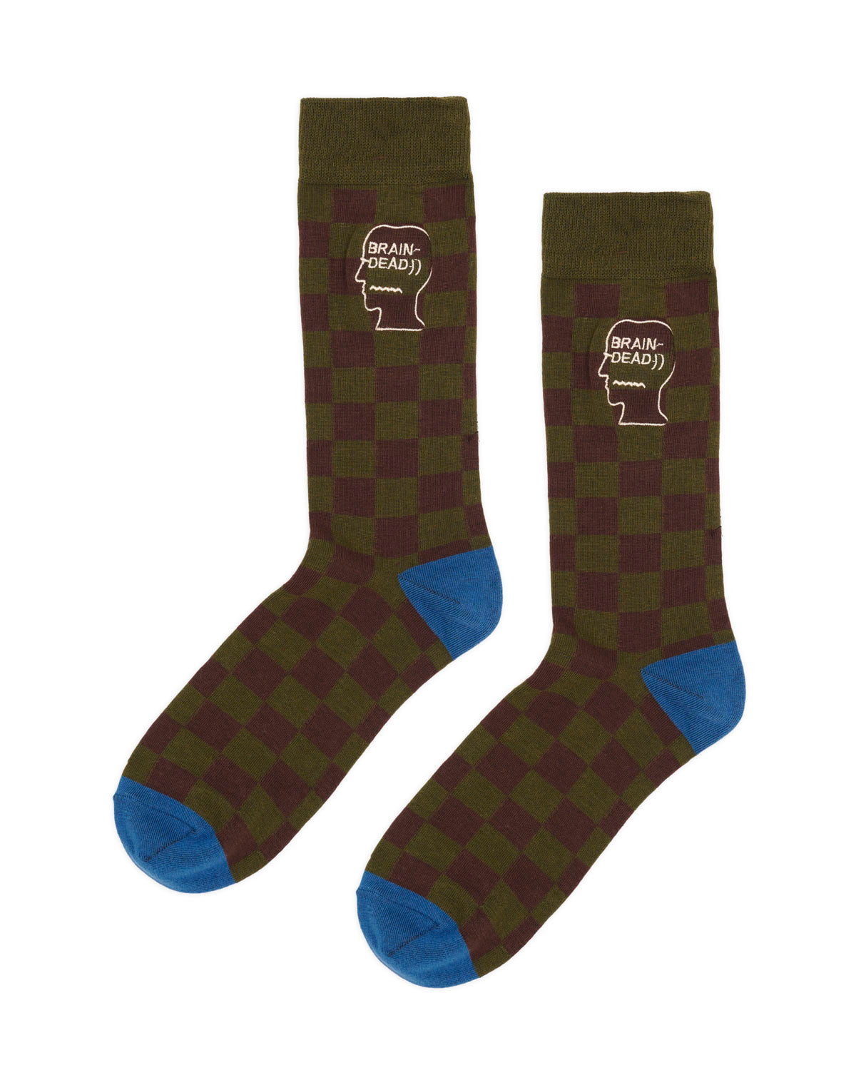 Logohead Dress Socks - Checkered 1