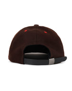 Flannel Classic Logohead 6 Panel Hat - Brown 2