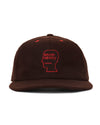 Flannel Classic Logohead 6 Panel Hat - Brown