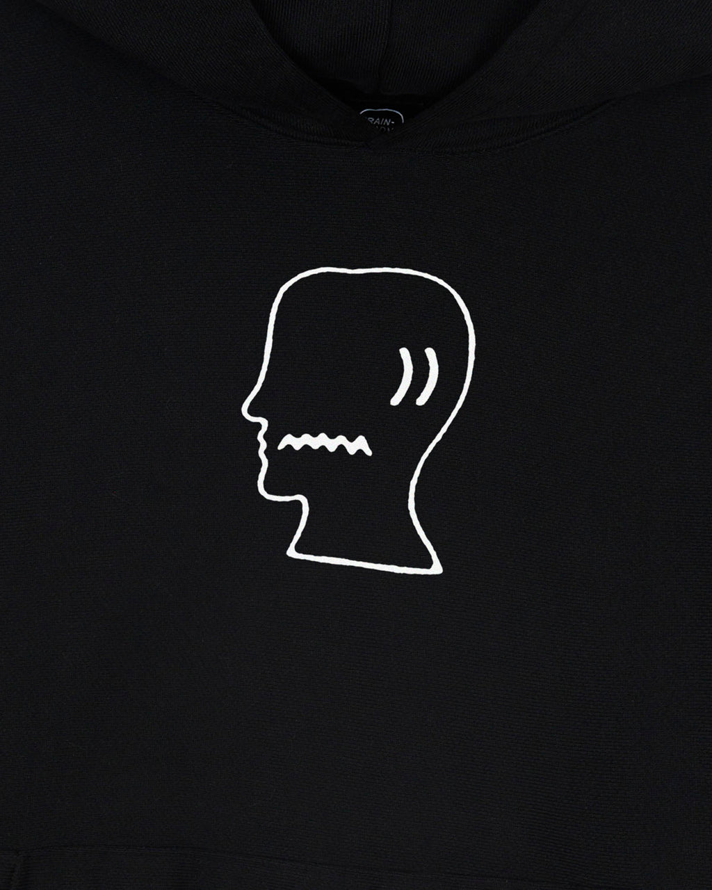 Brain Dead Logohead Hoodie - Black 2