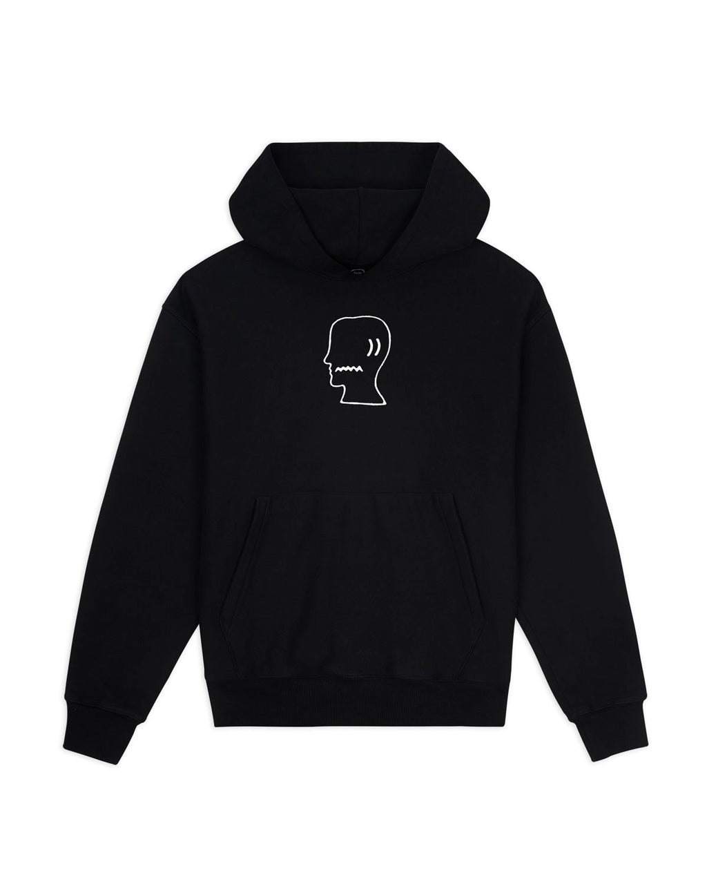 Brain Dead Logohead Hoodie - Black