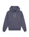 Brain Dead Logohead Hoodie - Slate