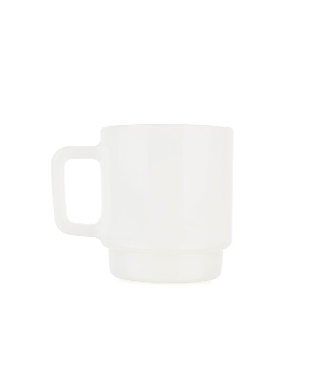 Logohead Milk Glass Mug - White 2