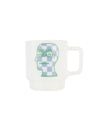 Logohead Milk Glass Mug - White