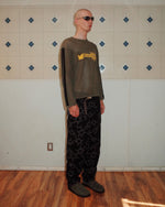 Long Sleeve Mesh Sweater - Green 6