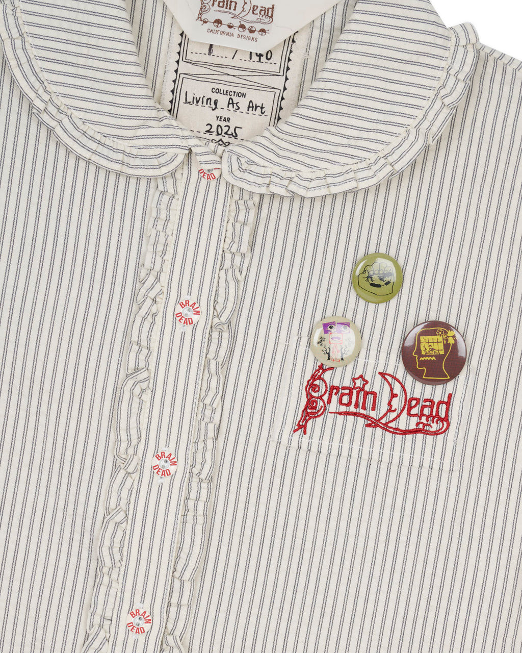 Bad Apple Button Up Shirt - Natural 5