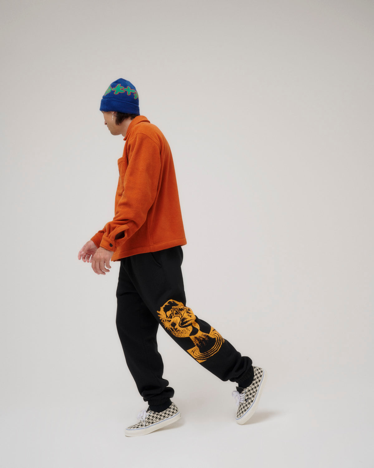 BRAIN DEAD モヘアニット帽 オレンジ Brain Dead Winter 22 Collection