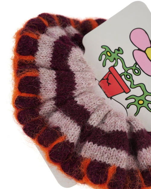 Lulu Stripe Scrunchie - Red Multi 2