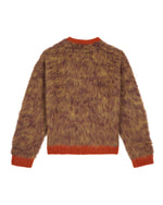 Marled Alpaca Crewneck Sweater - Mocha 2