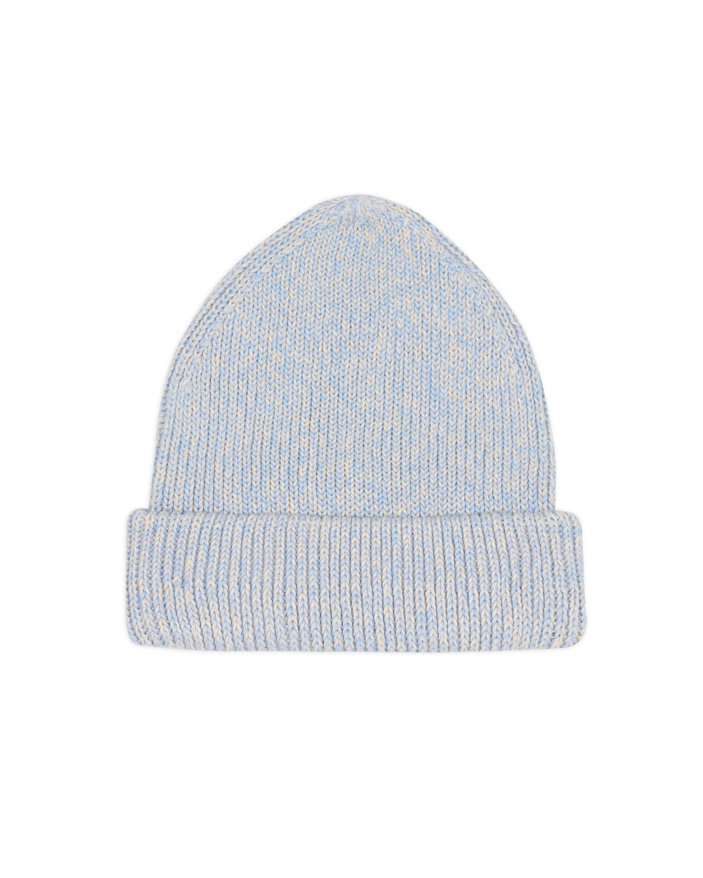 Marled Cotton Logohead Beanie - Blue 3