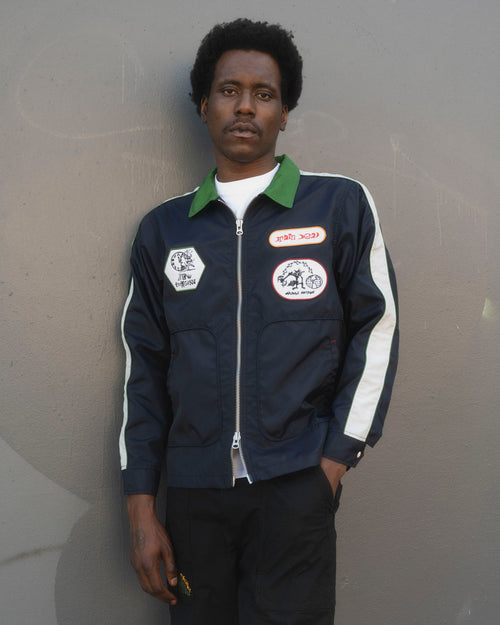 Meltdown Racing Jacket - Navy 2