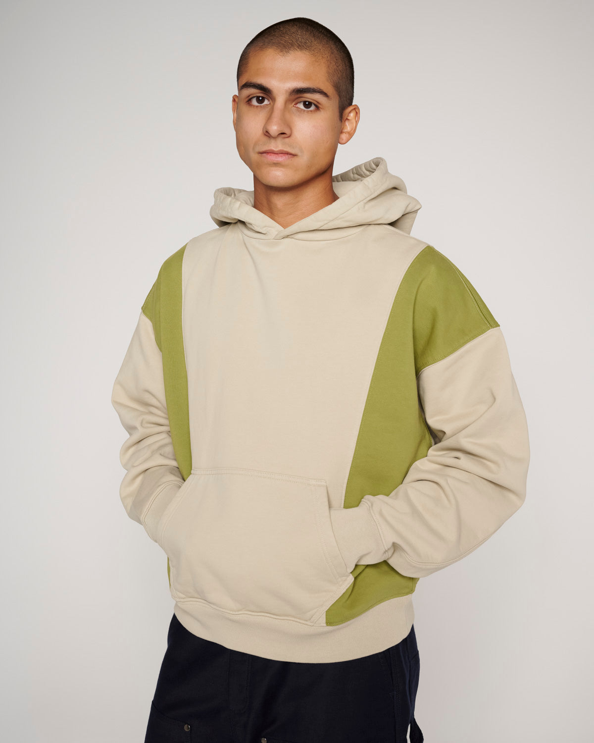 Cropped 2025 tan sweatshirt