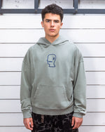 Mendoza Cropped Hoodie - Cement 2