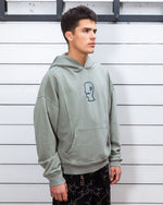 Mendoza Cropped Hoodie - Cement 5