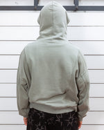 Mendoza Cropped Hoodie - Cement 8