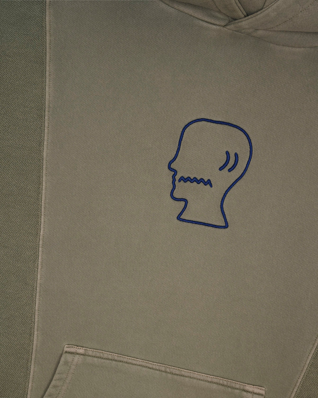 Mendoza Cropped Hoodie - Cement 7