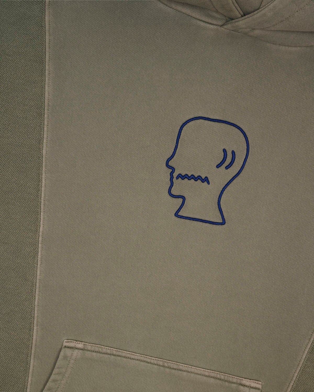 Mendoza Cropped Hoodie - Cement 7