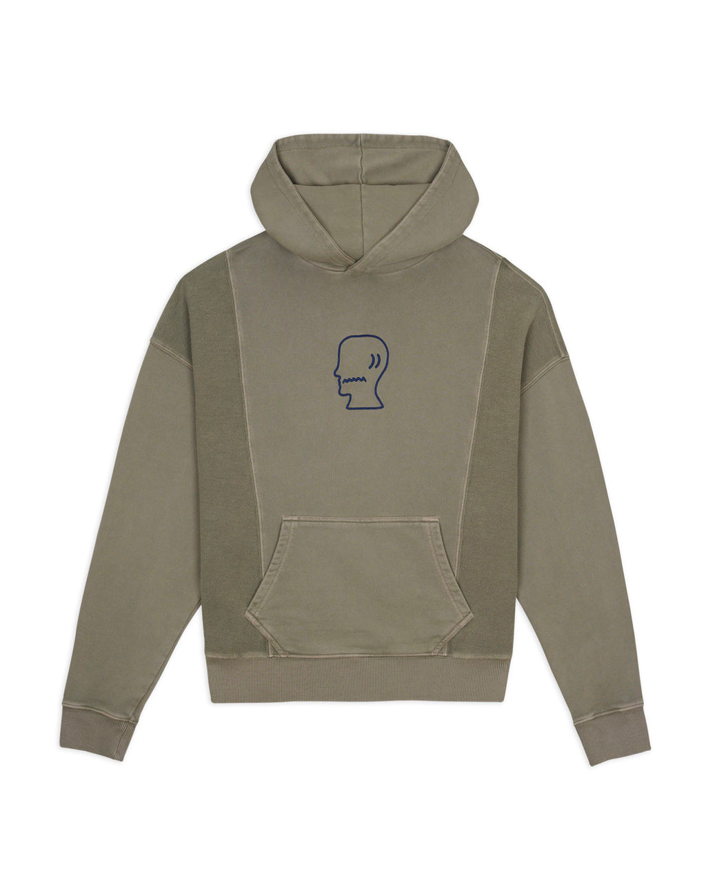 Mendoza Cropped Hoodie - Cement