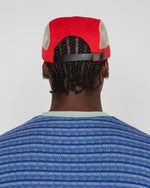 Mesh Panel Camp Hat - Red 5