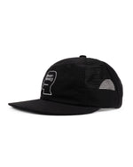 Mesh Panel Logohead Engineer Hat - Black 2
