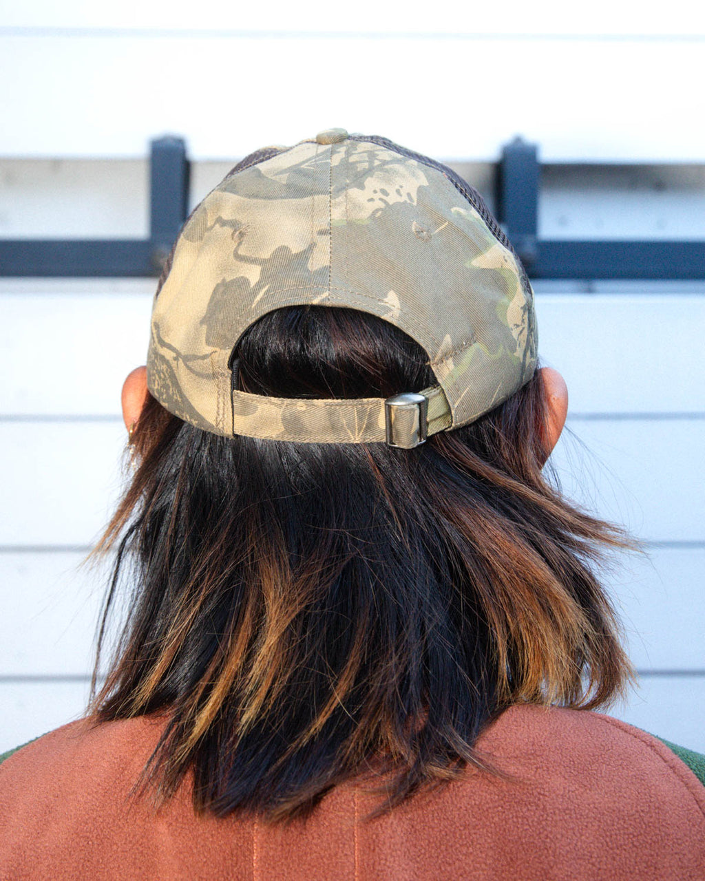 Mesh Panel Logohead Hat - Leaf Camo 7