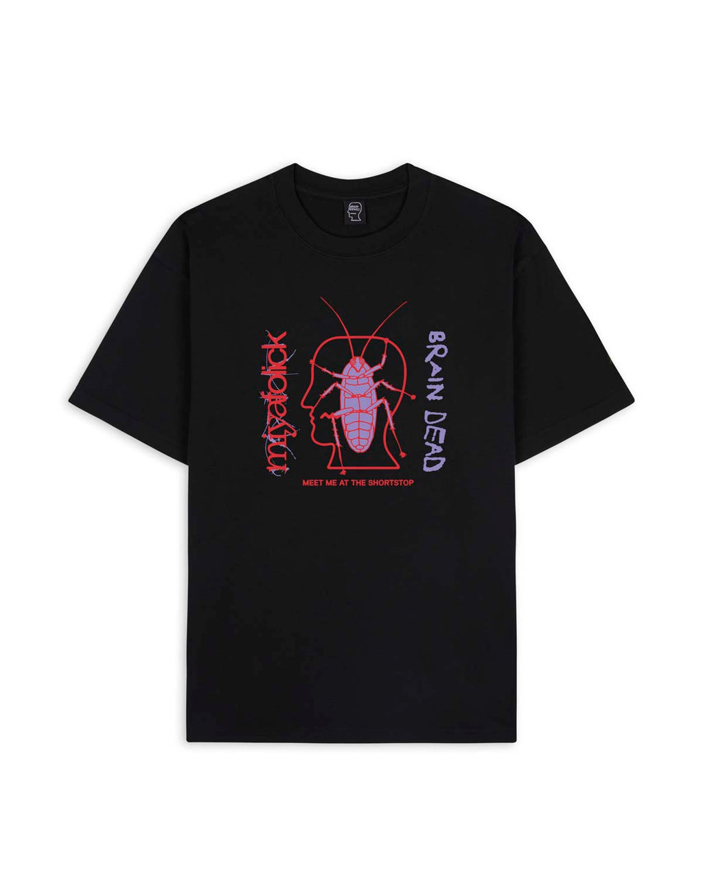 Brain Dead x Miya Folick Roach T-shirt - Black 1