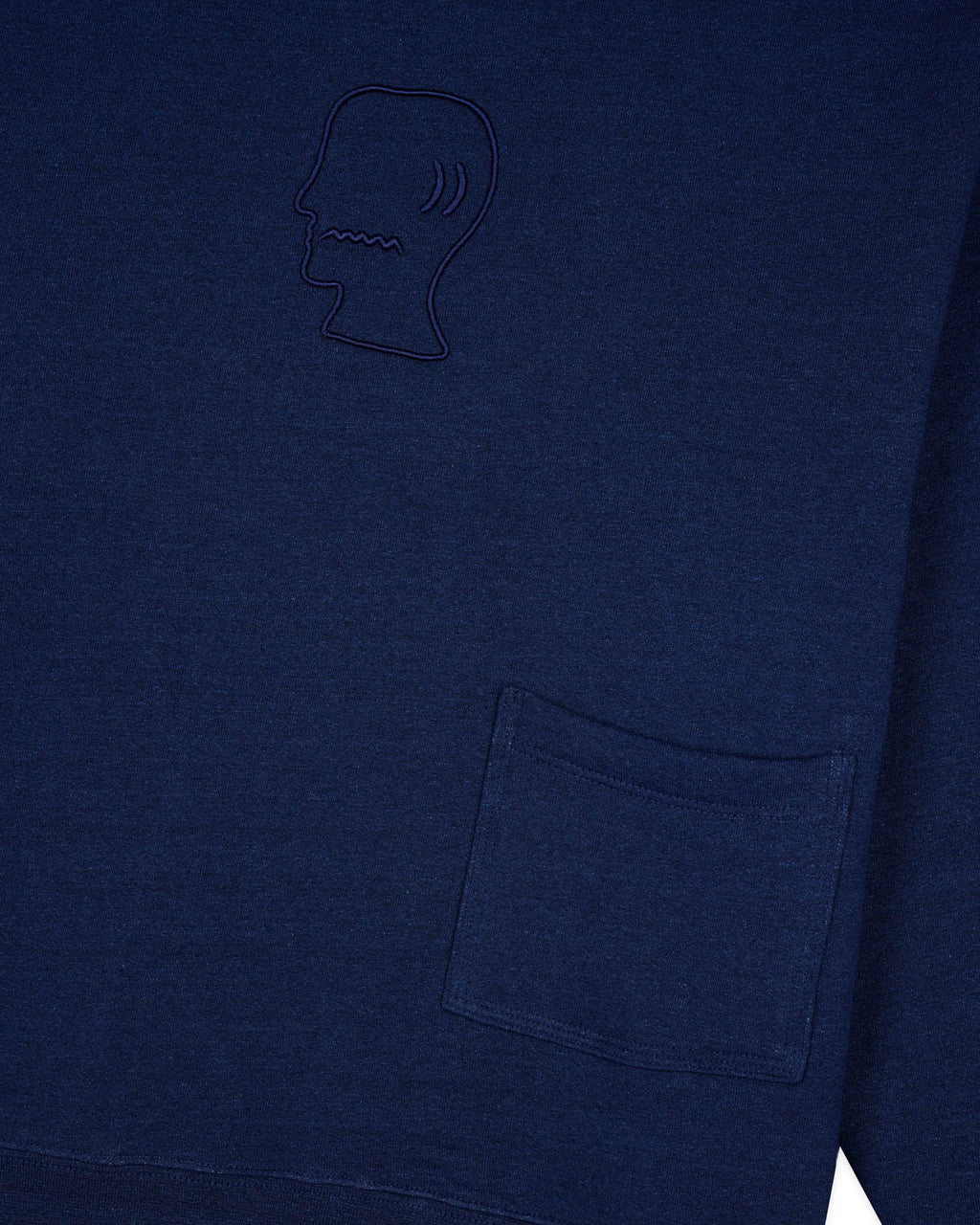 Mockneck Sweatshirt - Indigo 3