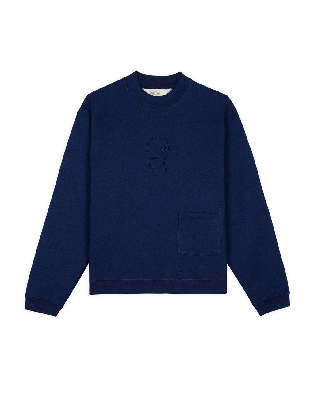 Mockneck Sweatshirt - Indigo