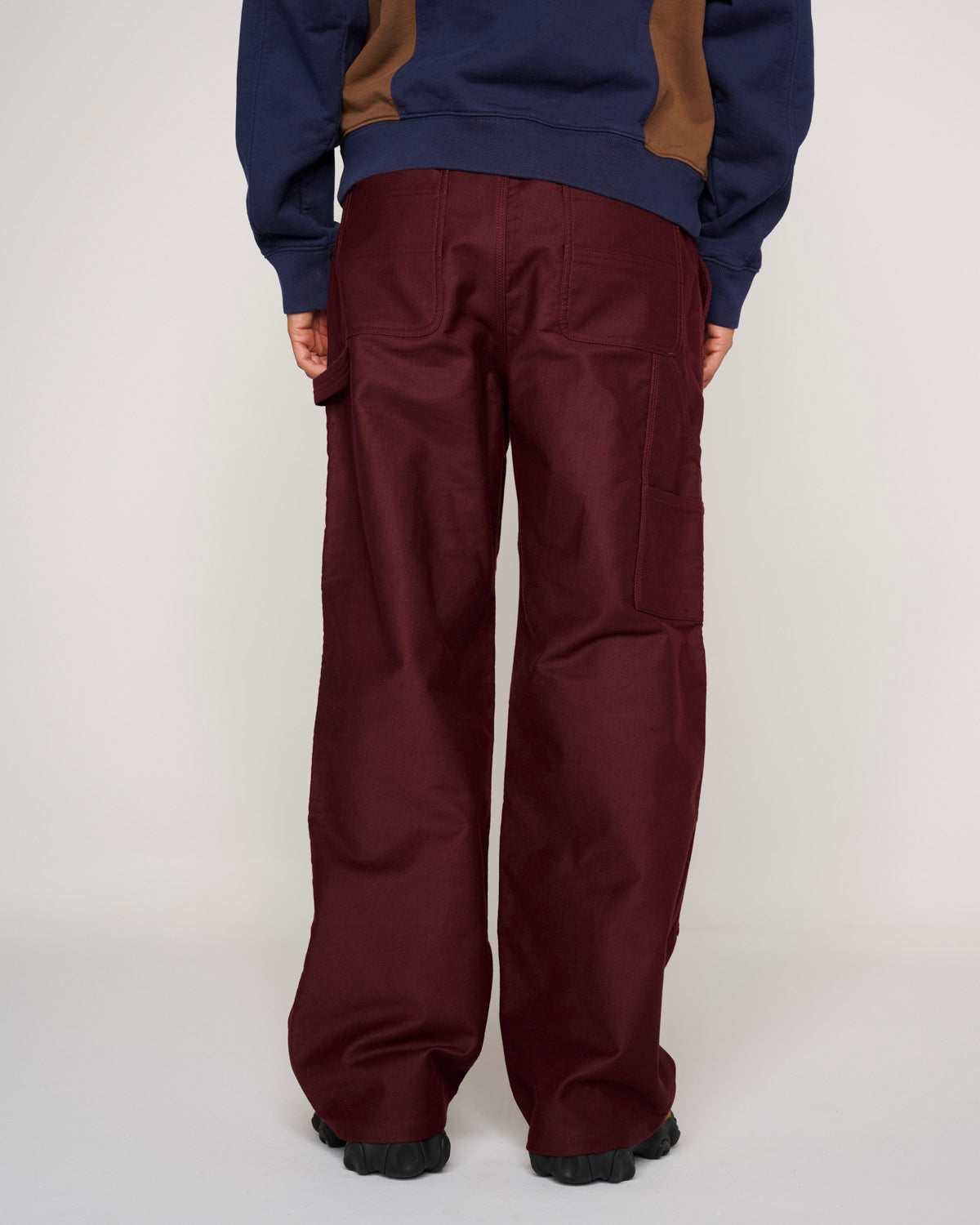 Moleskin Double Knee Utility Pant - Burgundy