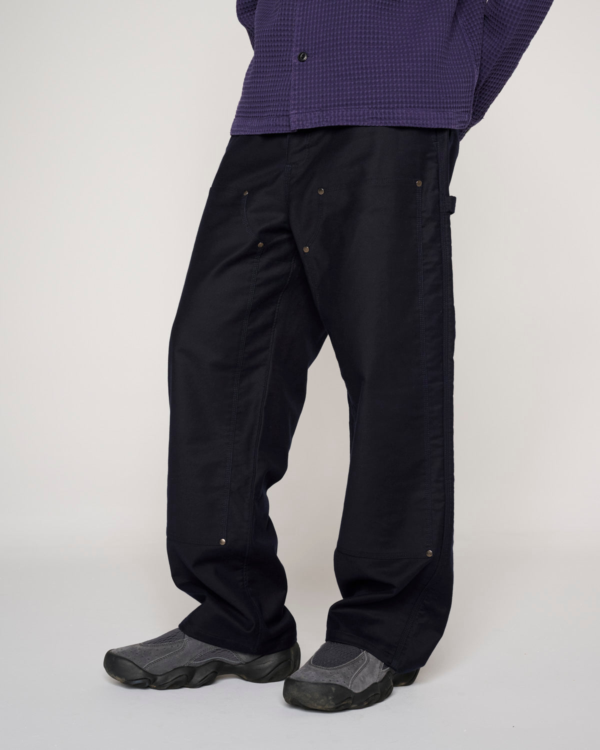 Moleskin Double Knee Utility Pant - Navy