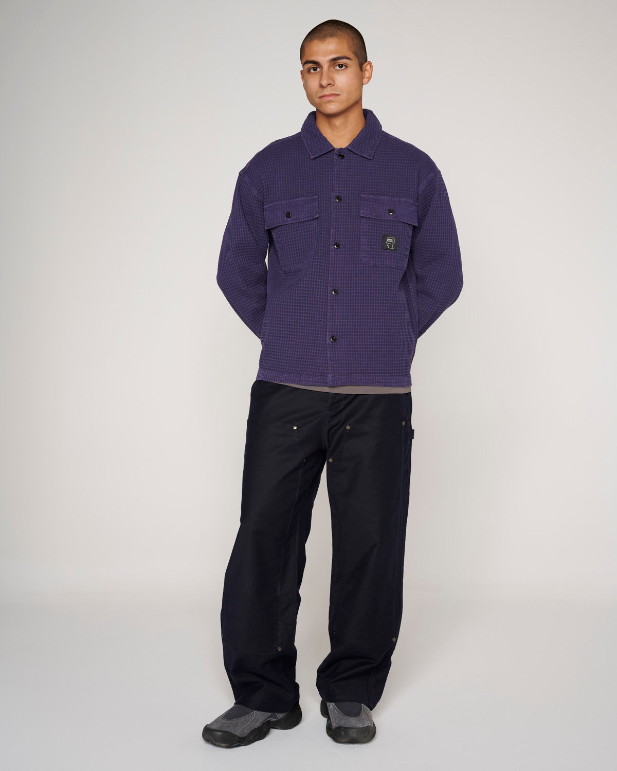 Moleskin Double Knee Utility Pant - Navy