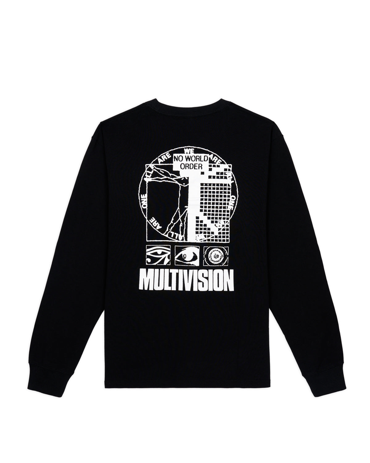 Multi Vision Long Sleeve Shirt - Black – Brain Dead