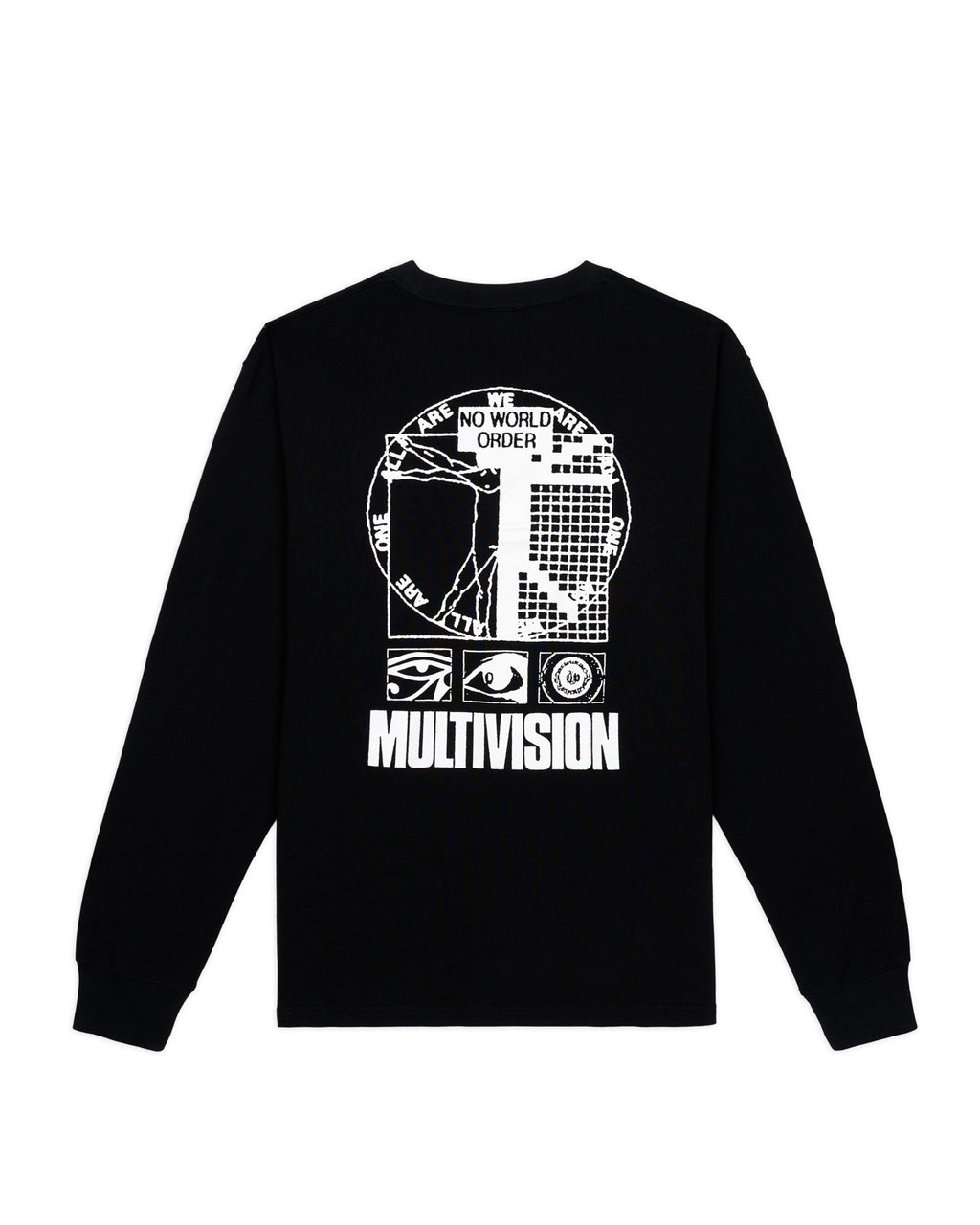 Multi Vision Long Sleeve Shirt - Black